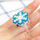 10 x Flashing LED Luminous Finger Ring Light Party Decor Children Xmas Gifts