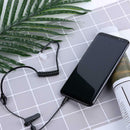 3.5mm Clear Covert Acoustic Coiled Tube Earpiece Headset Stereo Earphone phone