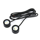 LED Motorcycle Handlebar Spotlight Headlight Driving Light Fog Lamp White 2PC