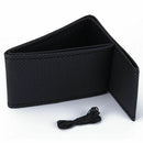 2x Black Universal PU Leather Car Steering Wheel Cover 37-38 cm +Needle Th ASX