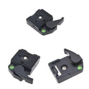 3 Pieces 323 RC2 Quick Release Plate & Clamp Adapter for Manfrotto 200PL-14