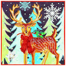 5D DIY Special Shaped Diamond Painting Elk Cross Stitch Mosaic Craft Kits