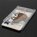 Vertical Hard Plastic ID Badge Holder Double Card Multi Transparent Clear AU
