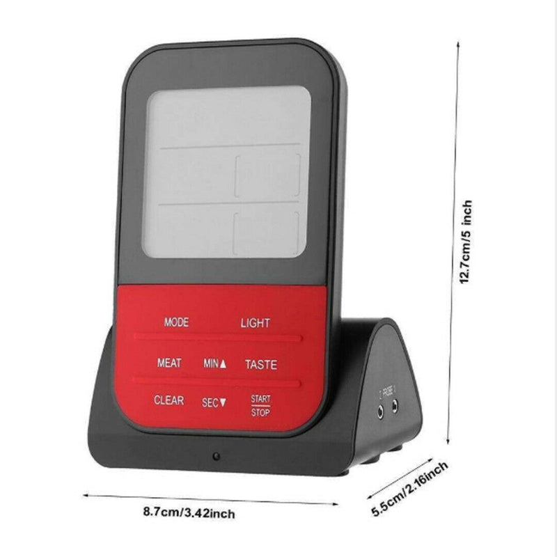 Wireless Digital Thermometer Remote Probe with Hook Cooking BBQ Meat Oven Food b