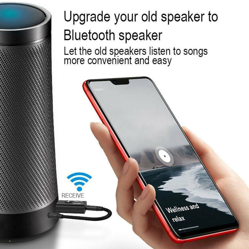 1*3.5mm USB Bluetooth 5.0 Audio Transmitter Receiver Adapter for TV PC Car AUX