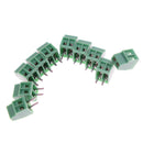 10pcs 2 Poles KF128 2.54mm PCB Universal Screw Terminal Block Nw