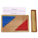 Wood Montessori Mathematics Teaching Material Addition Subtraction Board Mi