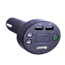 New Car FM Transmitter Bluetooth Hands-Free Car Transmitter Kit Black