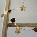 LED Copper Wire String Light Christmas Star Lamps Outdoor Decoration Lights