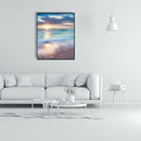 5D DIY Full Drill Diamond Painting Sunrise Beach Cross Stitch Embroidery