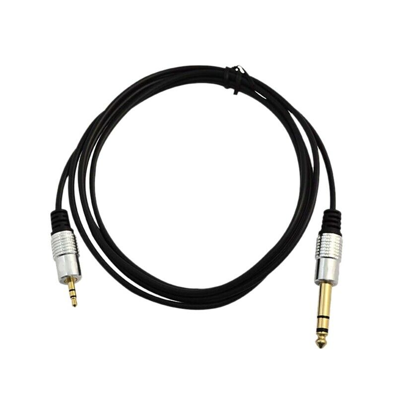 Premium 1.8m 6.35mm 1/8 inch Male Jack to 3.5mm 1/4 inch Male M/M Audio SterS6Y1