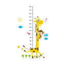 Cartoon Giraffe Height Stickers Wall Stickers Kindergarten Kids Room Decor A