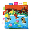 Cartoon Baby Cloth Book Colorful Early Learning Montessori Quiet Books