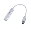 Type-C Sound Card External Converter USB C Audio Adapter with 3.5mm for PC