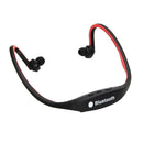 Sports Wireless Stereo Headphone Headset Earphones Earbuds (Red) A