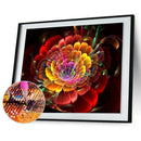 Fluorescent Flower 5D DIY Full Drill Diamond Painting Embroidery Stitch (E)