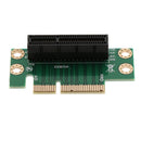 PCI Express 4X Riser Card 90 Degree Right Angle Riser Adapter Card for 1U /2U