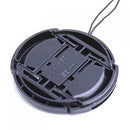 Black 58mm Snap-On Lens Cap for Canon EOS 400D 450D 500D 1000D 18-55mm 55-250mm