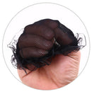 2PCs Women Ballet Dance Skating Snoods Hair Net Bun Cover Black Nylon Material Z