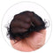 2PCs Women Ballet Dance Skating Snoods Hair Net Bun Cover Black Nylon Material Z