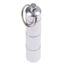 1Pc 4 Grids Pill Box Case Bottle Waterproof Aluminum Drug Holder Container FT