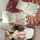 Lace Elegant Women Faux Wrist Sleeve Short Winter Arm Warmer Cuff Wristbands