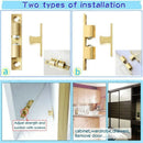 4 Pcs Furniture Cabinet Door Brass Double Ball Roller Catch Latch H8D8