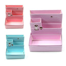 DIY Paper Board Storage Box Desk Decor Stationery Makeup Cosmetic Organiz3C