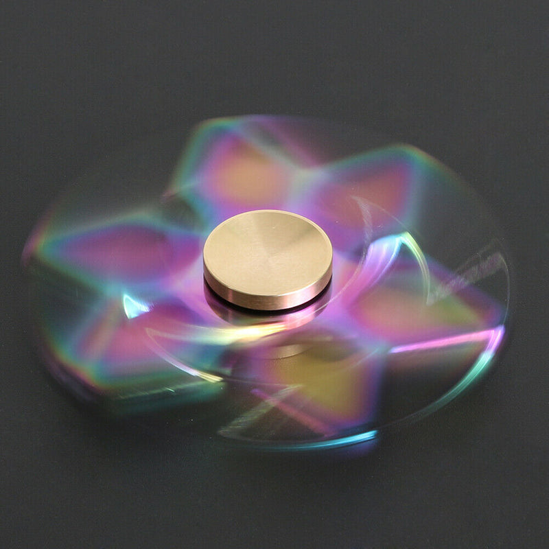 Alloy Three Leaves Finger Spinner Fidget Spinner Hand Toys