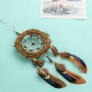Retro Tree Vine Feather Dream Catcher Wind Chimes Home Wall Hanging Decor