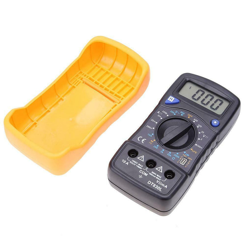 DT830 Digital Backlight LCD Multimeter AC/DC Voltmeter Resistance Tester
