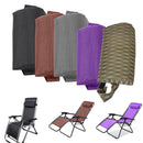 4pcs Folding Sling Chairs Headrest Cushion Pillow For Outdoor Home Sun