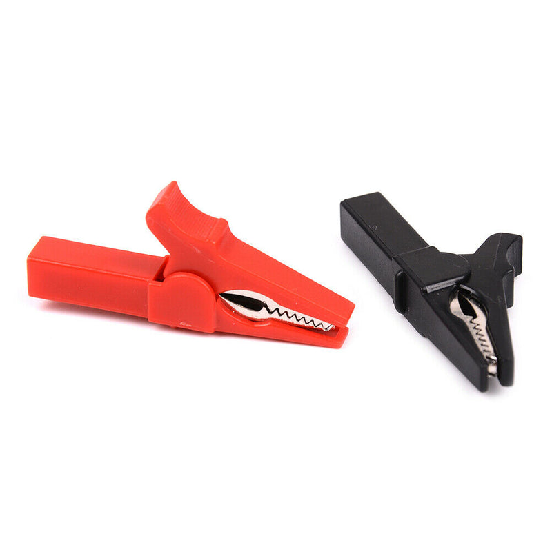 4PCS 55MM Alligator clip + 4mm BANANA PLUG test probe Plug Cable Clips  JR