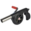 Hand Fan Starter Blower Barbecue Grill Fire Cranked Outdoor Camping BBQ Tool BX