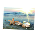 Seaside Aquarium Background Single Sides Stickers Static Cling Decor 61x30cm