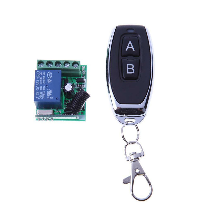 Wireless Remote Control DC12V 1 Channel Relay Remote Switch A