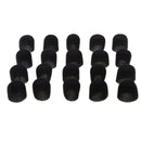 Microphone Windscreen Sponge Sponge Mik Lid, 20 Pieces (Black)