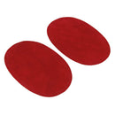 2 Pairs Fabric Sew on Oval Elbow Knee Patch DIY Repair Mend Sewing Applique