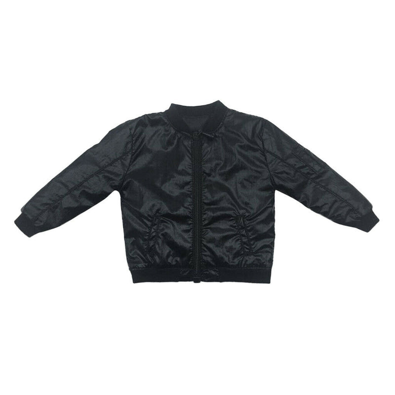 1/6 Scale Accessories Male Clothes Black Leather Coat Uniforms For 12'' Male