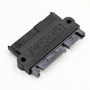 New 7+15 pin SAS to 7+9 pin SATA 180 Degrees Straight Head Adapter Converter