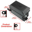 Universal DC 12V Car Marine 6-Way Relay+ 6-Slot Blade Fuse Holder Box Block