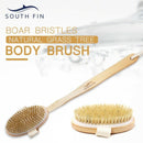 Blue Zoo South Fin Bath Body Brush Boar Bristles Exfoliating Body Massager  R3M5