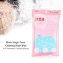 2pcs Facial Cleaning Sponge Puff Cosmetic Flutter Face Washing Pad Makeup Tools
