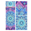 DIY Mandala Special Shaped Diamond Painting Students Pencil Storage Case