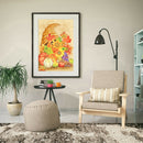5D DIY Pumpkin Flower Diamond Painting Full Round Drill Rhinestone Picture