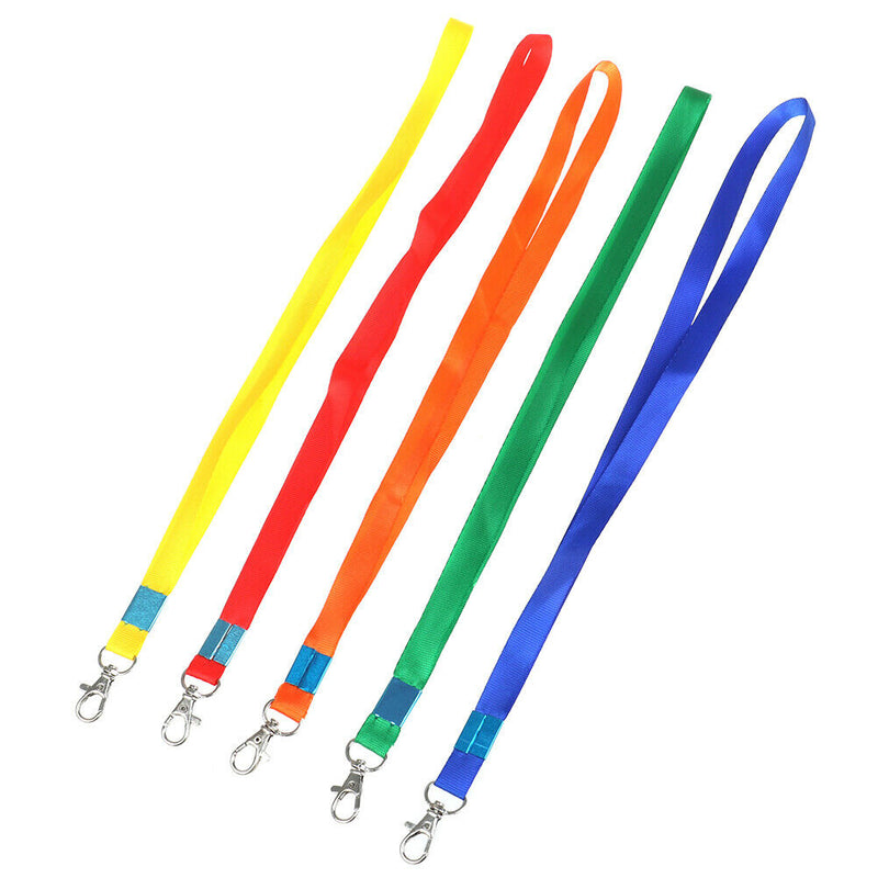 1x Hanging neck rope lanyard mobile phone strap badge holder keys buckle strapME