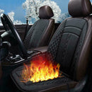 1x Black Universal Car Heated Seat Cushion Hot Cover Auto 12v Pad Warmer He J5X4
