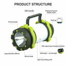 USB Rechargeable LED Outdoor Camping Tent Light Lantern Hiking Bright Flashlight