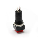 5 Pcs Black Momentary OFF-(ON) Square Push Button Switch SPST 12v Car D TPY