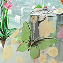 Butterfly Sheers Curtains Voile Tulle Floral Window Door Curtain Scarf Valanc FT
